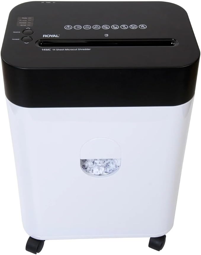 Royal 14-Sheet Cross-Cut Paper Shredder (Refurbished)