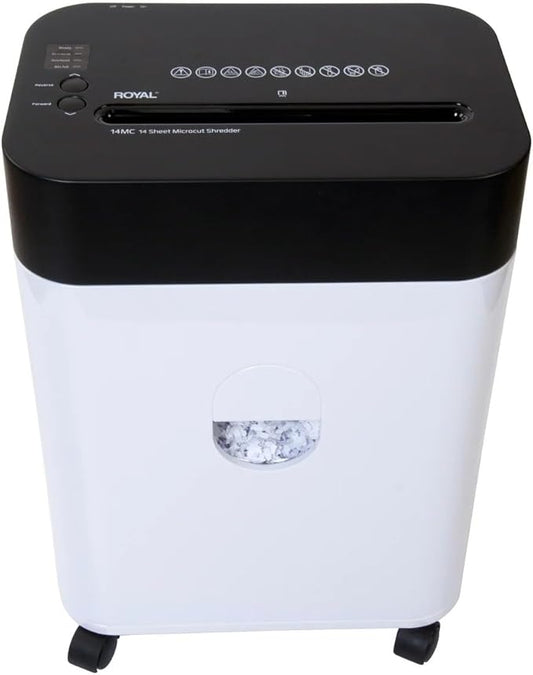 Royal 14-Sheet Cross-Cut Paper Shredder (Refurbished)