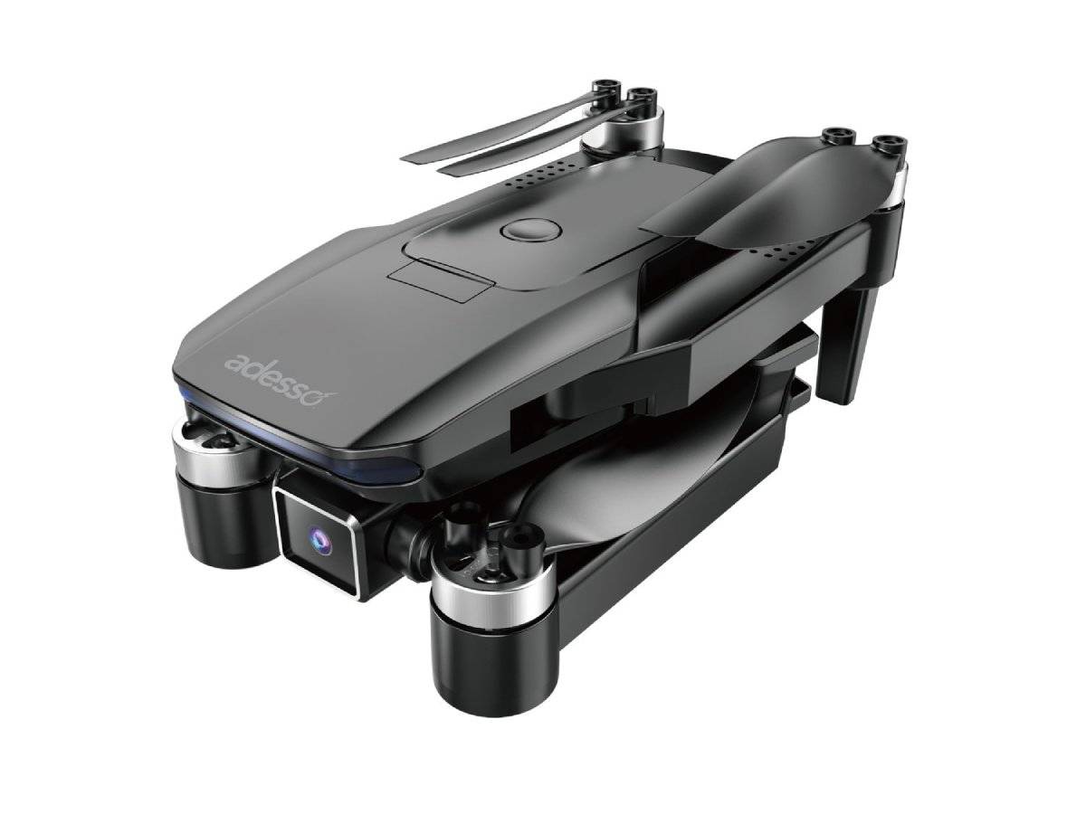 Adesso CyberDrone X3 2K FPV Camera Drone GPS WiFi 300 Meter Range Dual Control Lightweight Quadcopter with Gimbal and Remote