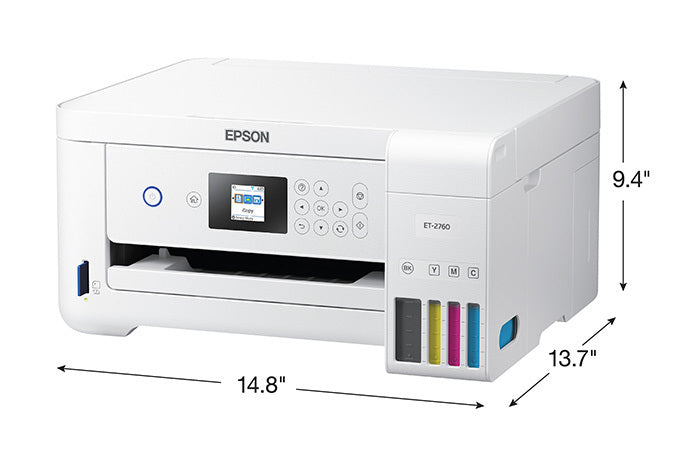 Epson EcoTank ET-2760SE All-in-One Printer (Refurbished)